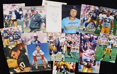 1940s-2000s Bob Feller Cleveland Indians, Donny Anderson, James Lofton & more Green Bay Packers Signed 8x10 Photos (Lot of 38)
