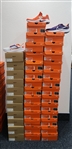 Assorted Nike Zoom Pegasus 39/40 and Nike Free TR 8 Clemson Sneakers (Lot of 38 Pairs)