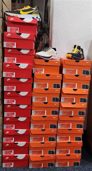 Assorted Nike Michigan Sneakers (Lot of 56 Pairs)