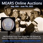 1966 Pittsburgh Pirates Team Signed ONL Giles Baseball w/ Roberto Clemente, Willie Stargell, Bill Mazeroski & More (JSA)