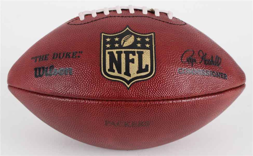 2008 Green Bay Packers ONFL Goodell Kickoff Game Issued Football (MEARS LOA / Pepper Burruss Collection)