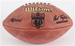 2003 Green Bay Packers Kansas City Chiefs ONFL Tagliabue Hall of Fame Game Football (MEARS LOA / Pepper Burruss Collection)