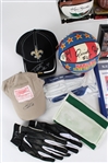 2000's-10's Football Basketball Auto Racing Memorabilia - Lot of 18 w/ Signed Items, Receiver Gloves, Pro Bowl Playbook & More (MEARS LOA / Pepper Burruss Collection)