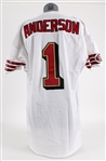 1997 Gary Anderson San Francisco 49ers Road Jersey (MEARS LOA)