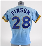1978 Vada Pinson Seattle Mariners Game Worn Road Jersey (MEARS LOA)
