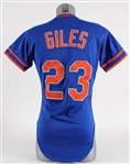 1982 Brian Giles New York Mets Game Worn Alternate Jersey (MEARS LOA)