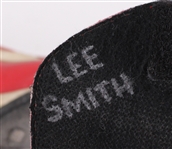 1990's Lee Smith Signed Nike Game Worn Baseball Cleats (MEARS LOA / JSA)