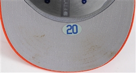 2020's Pete Alonso New York Mets Game Worn Cap (MEARS LOA)