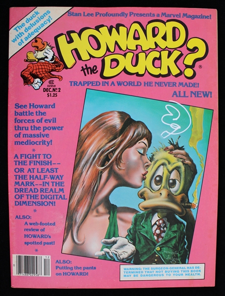1979 Ed Gale Signed Howard the Duck Marvel Comic (JSA)