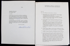 1955 Bill Pierce Chicago White Sox Signed "Greatest Sports Thrill" Radio Program Contract (JSA)