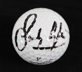 1990s Sandy Lyle 2-Time Major Tournament Champion Signed Titleist 4 Practice Golf Ball (JSA)
