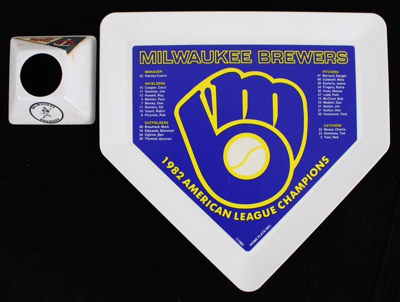 1971-1983 Milwaukee Brewers Memorabilia (Lot of 2)