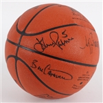 1990-91 NBA Champion Chicago Bulls Multi Signed ONBA Stern Basketball w/ 7 Signatures Including Michael Jordan & More (JSA)