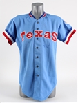 1982 Mike Richardt Texas Rangers Signed Game Worn Road Jersey (MEARS LOA / JSA)