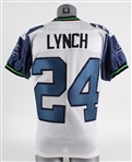 2010 Marshawn Lynch Seattle Seahawks Road Jersey (MEARS A5)