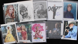 1970s-2000s Celebrity Signed 8x10 Photos & Index Cards w/ Joan Fontaine, Carol Burnett, Karl Malden & more (Lot of 125+) 