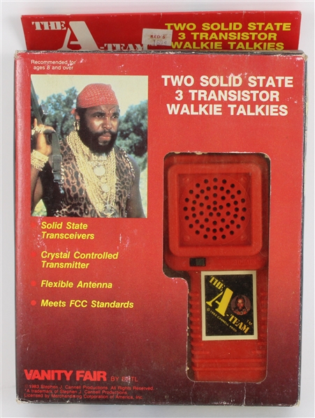1983 The A-Team Walkie Talkie Set in Original Box