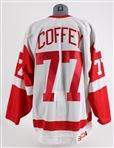 1994-95 Paul Coffey Detroit Red Wings Signed Team Issued Home Jersey (MEARS A5 / JSA)