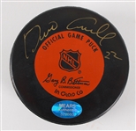 1993-96 Dino Ciccarelli Detroit Red Wings Dual Signed ONHL Bettman Hockey Puck (JSA / MEARS LOA)
