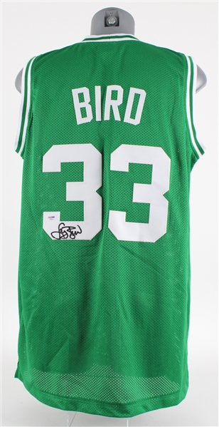 2000s Larry Bird Boston Celtics Signed Jersey (PSA/DNA)