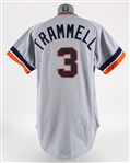 1980 Alan Trammell Detroit Tigers Road Jersey