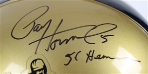 1990's Paul Hornung Notre Dame Fighting Irish Signed Full Size Heisman Trophy Helmet (JSA)