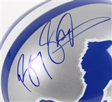 2000's Barry Sanders Detroit Lions Signed Full Size Display Helmet (JSA)