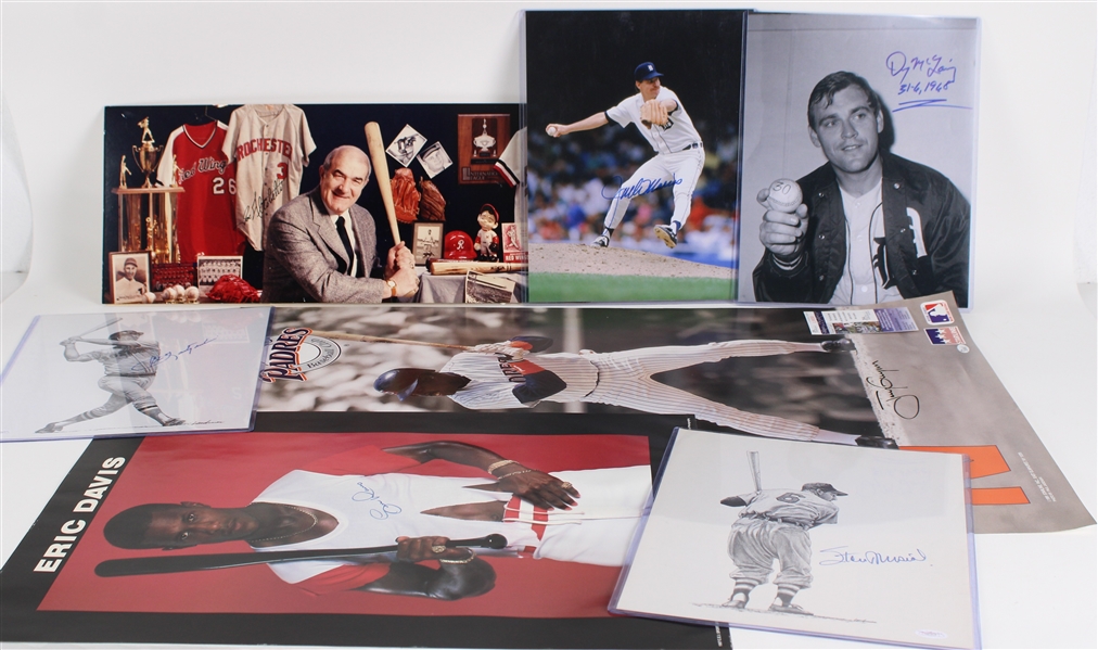 1980s-2010s MLB Signed 16x20 Photos & Posters w/ Frank Howard, Stan Musial & more (JSA)(PSA/DNA)