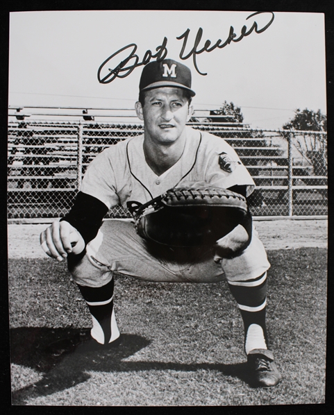 1990s Bob Uecker Milwaukee Braves Signed 8" x 10" Photo (JSA)