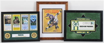 2000's-10's Green Bay Packers Memorabilia - Lot of 10 w/ Helmets, Footballs & More (JSA)