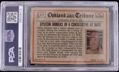 1972 Johnny Bench Cincinatti Reds Topps Trading Card #434 (PSA 8 NM-MT)