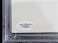 George Halas (d.1983) Chicago Bears Coach and Owner Autographed Index Card (PSA Slabbed)