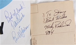 1980's-90's Hockey Memorabilia Collection - Lot of 14 w/ Gordie Howe Signed Items, Bobby Hull Signed Cap, Bob Probert Signed Puck & More (JSA)