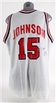 1992 Magic Johnson Team USA Olympic Dream Team Jersey w/ Clubhouse Signature