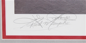 1946-80 Gordie Howe Detroit Red Wings Mr. Hockey Signed 27x40 Framed Print (JSA)