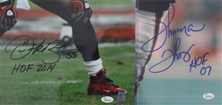1990's-2000's Signed Football Framed & Oversize Photo Collection - Lot of 18 w/ Fred Biletnikoff, Bill Parcells, Mike Ditka, Bruce Smith, Thurman Thomas & More (JSA)