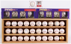 1980s-2000s Signed Baseball Collection - Lot of 48 w/ Bill Mazeroski, Jim Bunning, Andy Pafko, Tom Glavine, Carlos Delgado, David Justice, & More