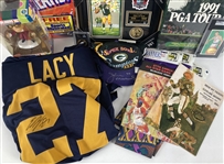 1960s-2000s Green Bay Packers Framed Photos, Helmets & more (Lot of 30+)