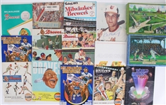 1950s-2000s MLB Programs, Starting Line Ups, Signed Baseballs & more (Lot of 40+)