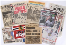 1980s-2000s MLB & NFL Books, Magazines, Newspapers (Lot of 90+)