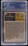 1971 Gene Hickerson (d.2001) Cleveland Browns Autographed Topps Trading Card #36 (PSA Slabbed)