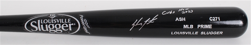 2023 Shawon Dunston Chicago Cubs Signed Louisville Slugger Bat *JSA*