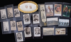 1860's-1970's Presidential & Americana Postcard & Trade Card Collection - Lot of 125 