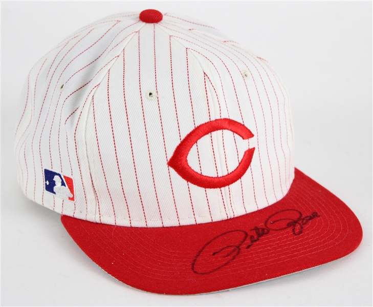 1990s Pete Rose Cincinnati Reds Signed Cap (JSA)