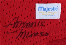 1982-86 Minnie Minoso Chicago White Sox Signed Post Career Batting Practice Jersey (MEARS LOA / JSA)