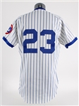 1987-89 Ryne Sandberg Chicago Cubs Signed Professional Model Home Jersey (MEARS LOA / JSA)