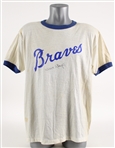1986-88 Willie Stargell Atlanta Braves Signed Coaches Ringer Shirt (MEARS LOA / JSA)