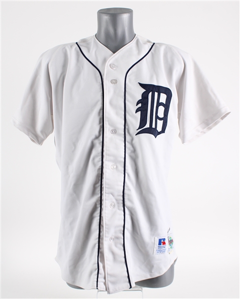 1992-96 Alan Trammell Detroit Tigers Signed Professional Model Home Jersey (MEARS LOA / JSA)