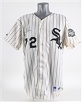 1994 Carlton Fisk Chicago White Sox Signed Post Career Home Jersey (MEARS LOA / JSA)