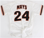 1989 Willie Mays San Francisco Giants Signed Scoreboard Jersey (JSA)